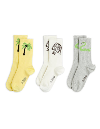Mini Rodini Zebra Socks 3-pack