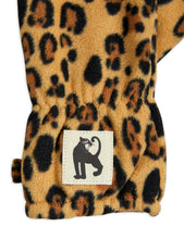 Mini Rodini Basic Leopard Fleece Mittens