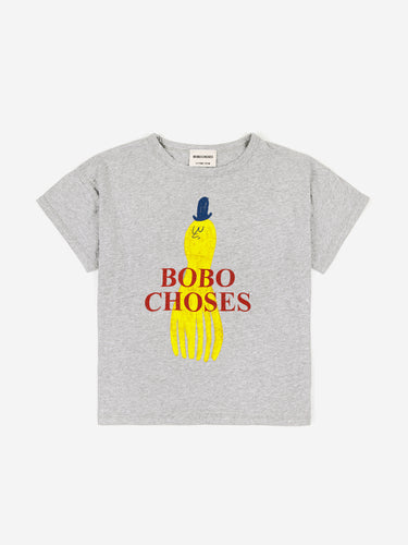 Bobo Choses Yellow Squid Shortsleeve T-shirt