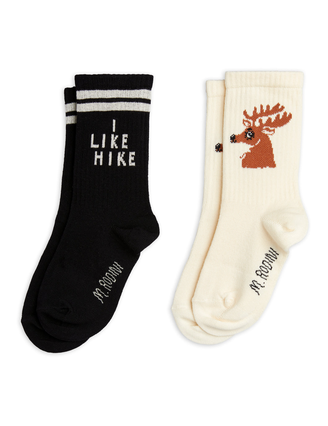 Mini Rodini Hike+Deer Socks 2-pack