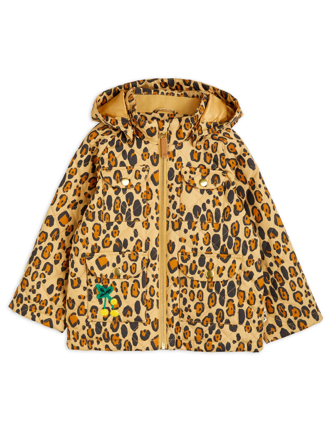 Mini Rodini Leopard Quilted Jacket