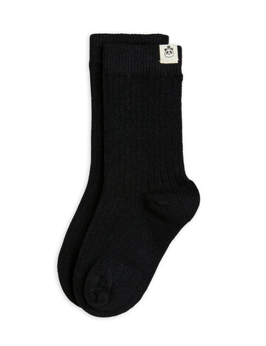 Mini Rodini Wool Sock 1-pack Black