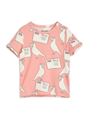 Mini Rodini Pigeons T-shirt Pink