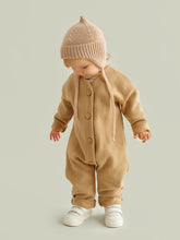 Mainio Boiled Wool Overall, Beige