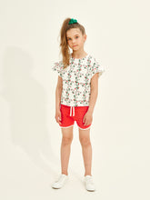 Mainio Wild Strawberry Frill Shirt