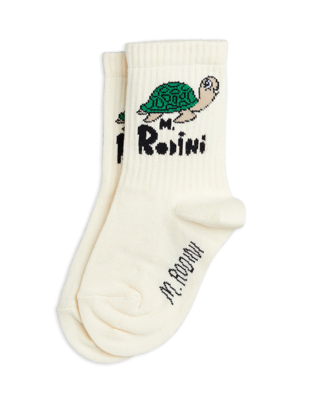 Mini Rodini Turtle Sock Offwhite
