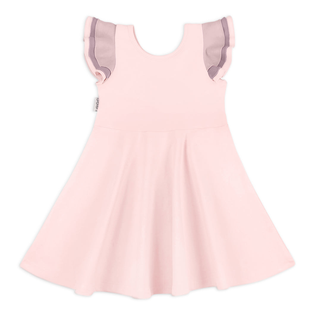 Gugguu Florette T-shirt Dress Pink Cream / Multicolor
