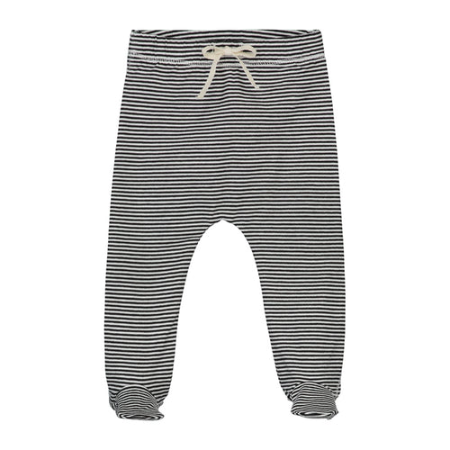 Gray Label Baby Footies Nearly Black/Cream