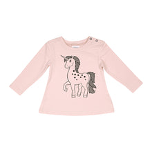 Dadamora Baby Tee Dress Unicorn Baby Pink