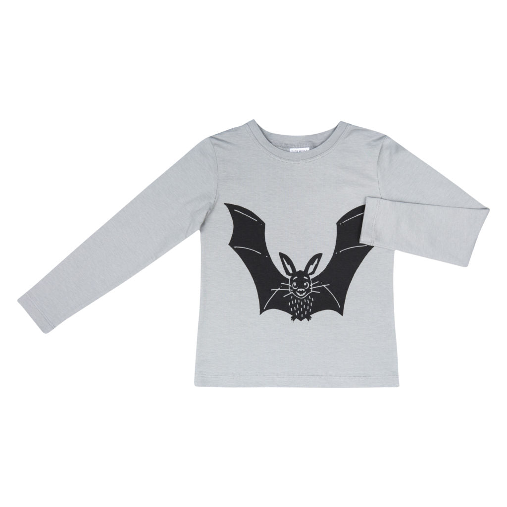 Dadamora Longsleeve T-Shirt Bat Neutral Grey