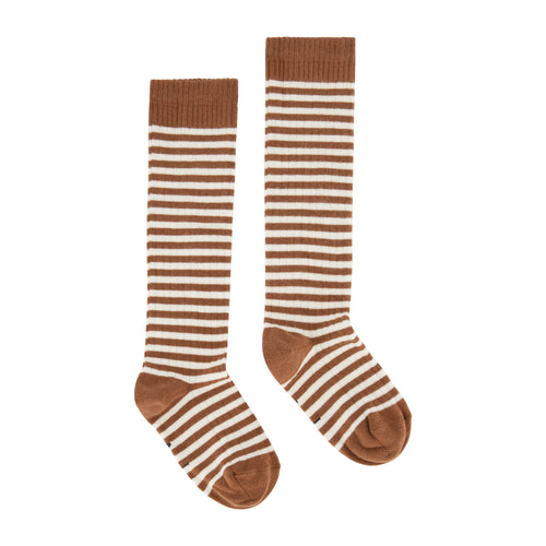 Gray Label Long Ribbed Socks Autumn/Cream