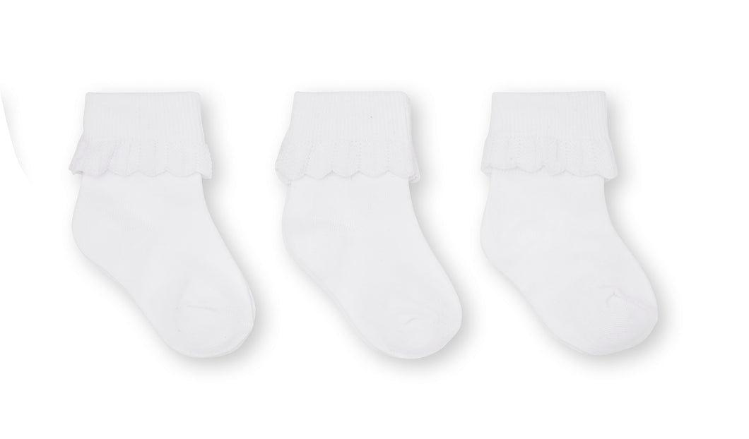 Konges Sloejd Lace Socks 3-pack Optic white