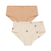 Konges Sloejd Underpants 2-pack Cherry/Toasted almond