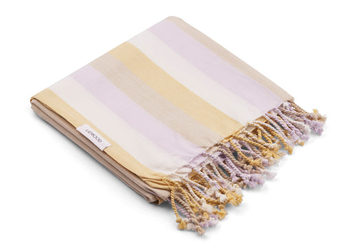 Liewood Mona Beach Towel Stripe Apple blossom multi mix