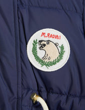 Mini Rodini Polar bear Patch Puffer Jacket Navy