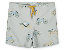 Liewood Otto Printed Swim Pants Bicycle/Cloud blue