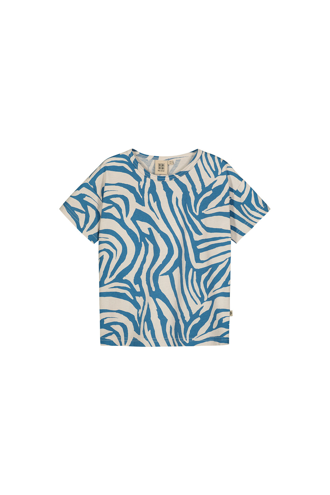 Kaiko Chillax T-shirt, Zebra Blue