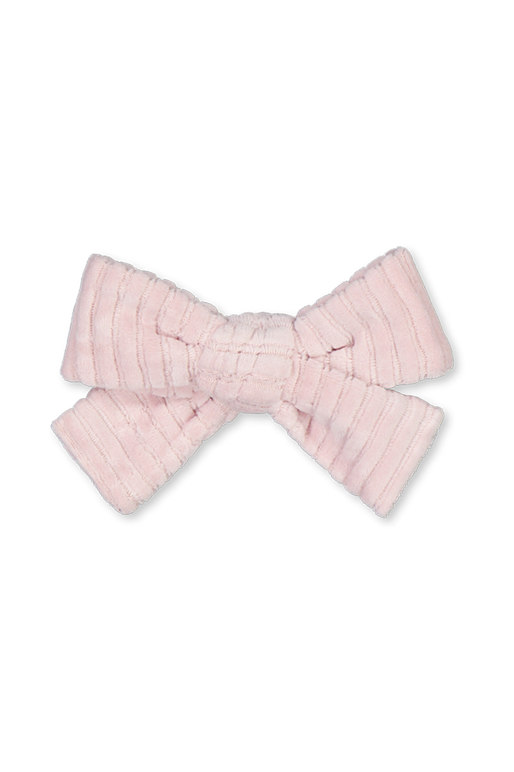 Kaiko Corduroy Bow Hairclip Soft Pink