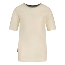 Metsola Rib T-shirt Shortsleeve, Creamy