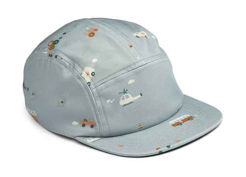 Liewood Rory Cap Vehicles/Dove blue