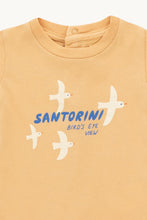 Tinycottons SANTORINI BIRDS Body almond/light cream
