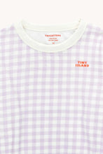 Tinycottons VICHY TINY ISLAND Sweatshirt offwhite/pastel lilac