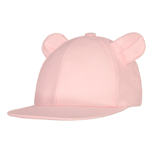 Metsola Summer Cap with Ears, Bubble Gum