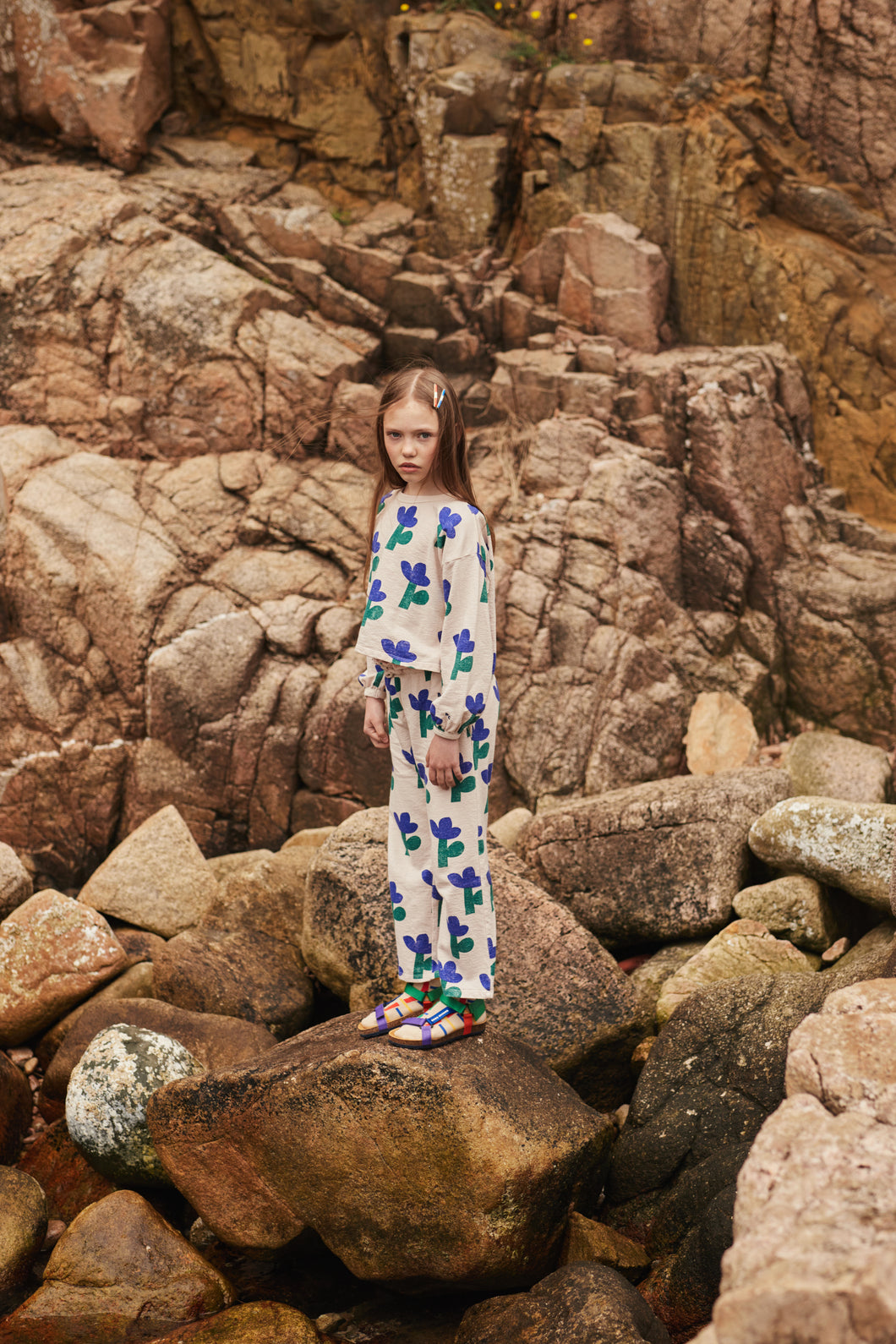 Bobo Choses Sea Flower Allover Gathered Jogging Pants – KUKUTI