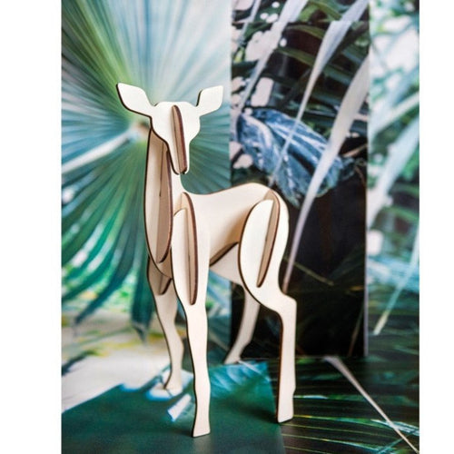 Studio Roof Wooden Totem Fawn