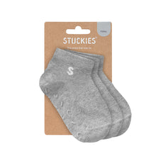 STUCKIES Sneaker Socks 3-pack Fossil grey