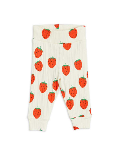 Mini Rodini Strawberries Newborn Leggings