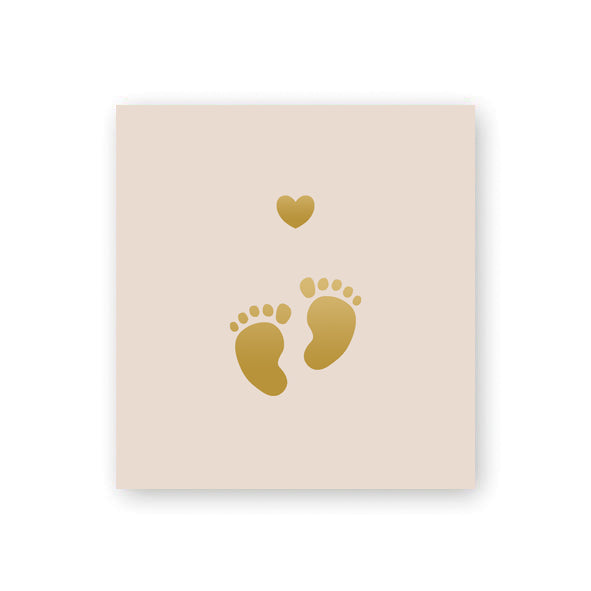 Putinki Vauvan jalanjäljet -pakettikortti