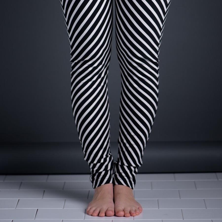 Papu CLASSIC Diagonal Stripe Leggings Adults