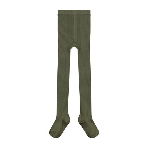 Gray Label Ribbed Tights Moss