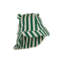 Liewood Senia Sun/Swim Hat Stripe Garden green/Sandy